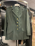 Vintage Women's ARMY Dress Green Coat